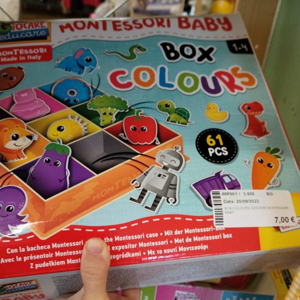 Box Colours Montessori Baby